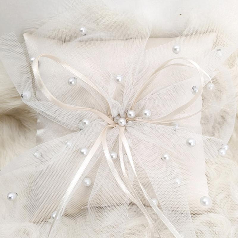 31BB ręcznie robione perły pod – Ring Bearer Pillow recenzja i cena