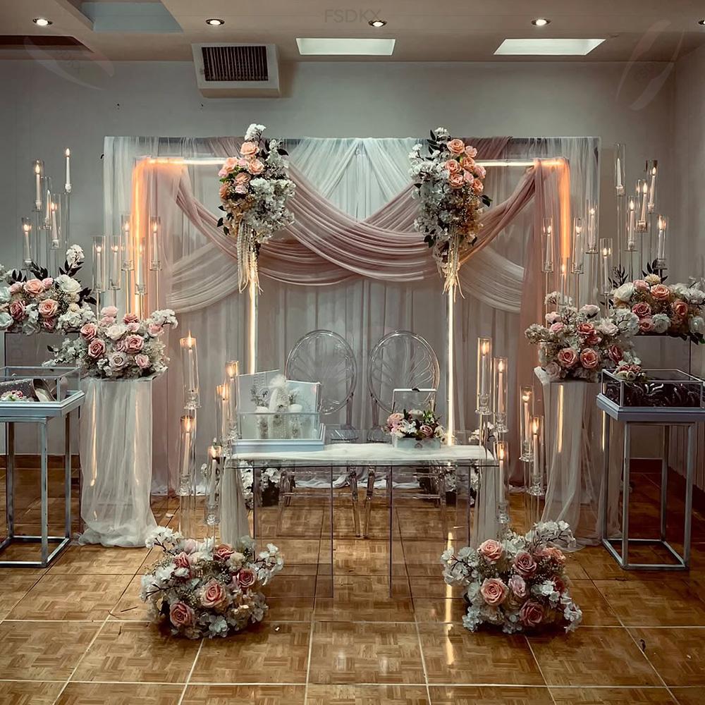 Hurtowe luksusowe, szyte na mi – Wedding Backdrop Curtain recenzja i cena