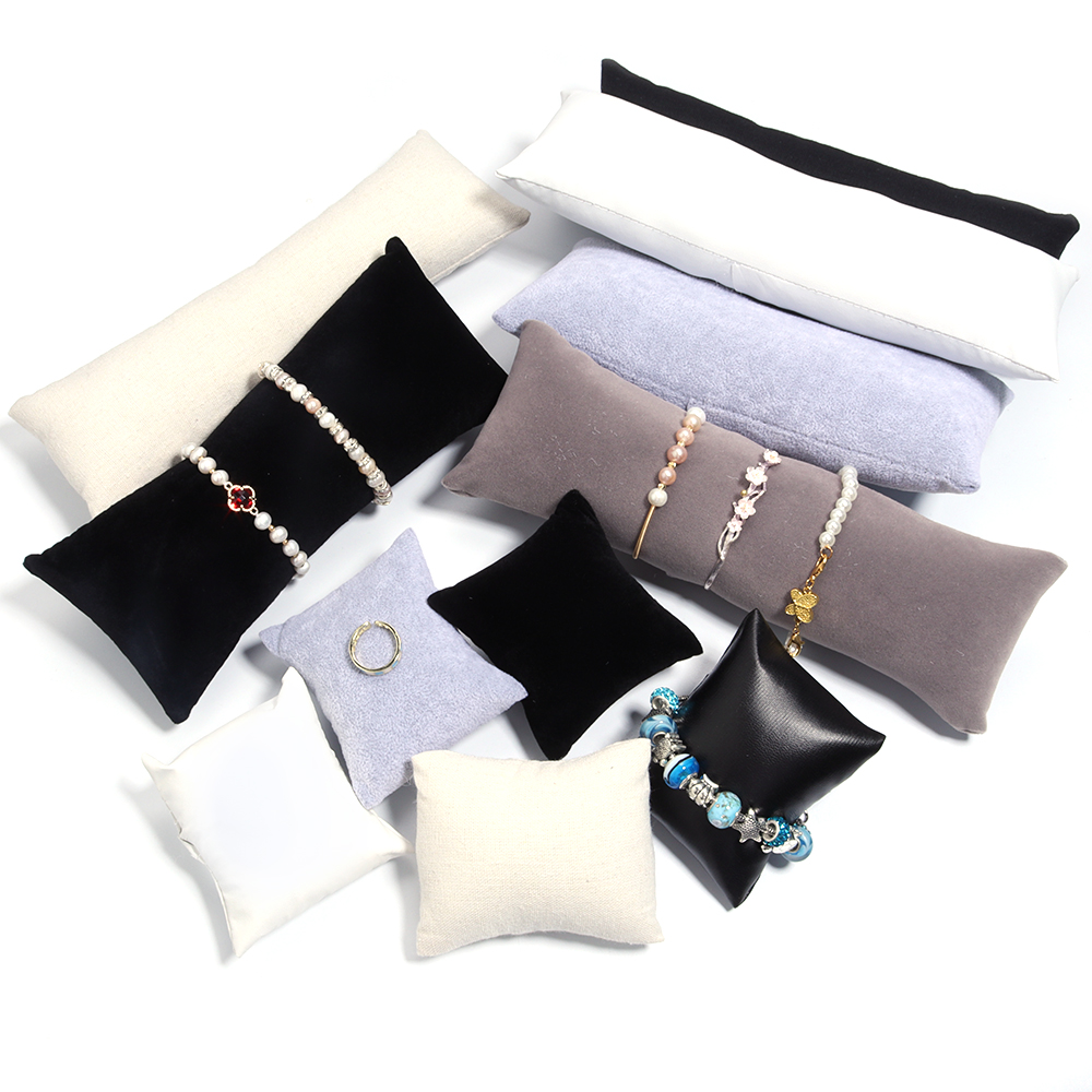 1Pc PU Leather Velvet Jewelry  – Ring Bearer Pillow recenzja i cena