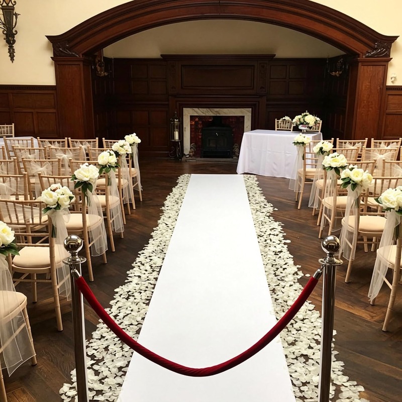 Biały dywanik na przejście, do – Aisle Runner White recenzja i cena
