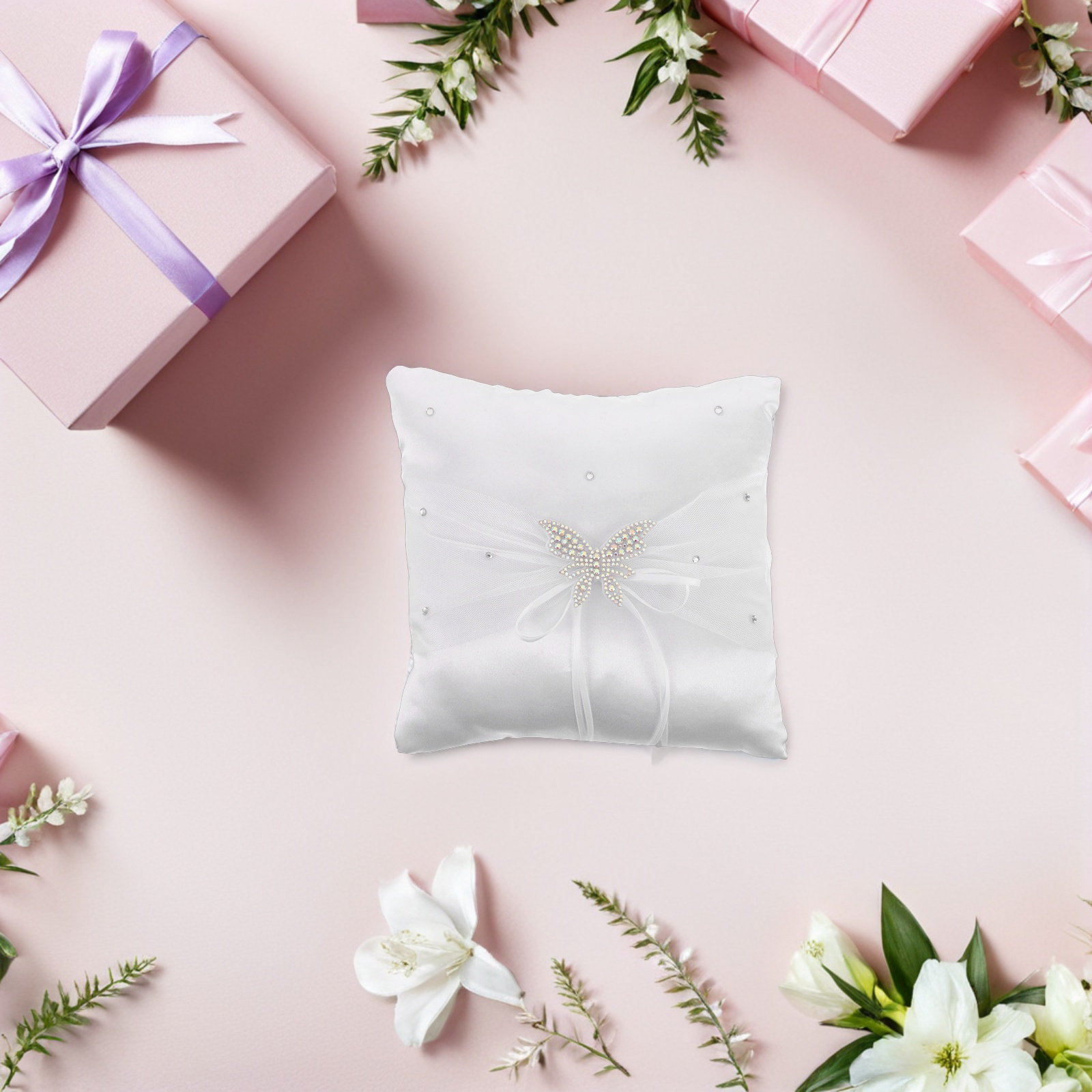 Poduszka na obrączki w kształc – Ring Bearer Pillow recenzja i cena