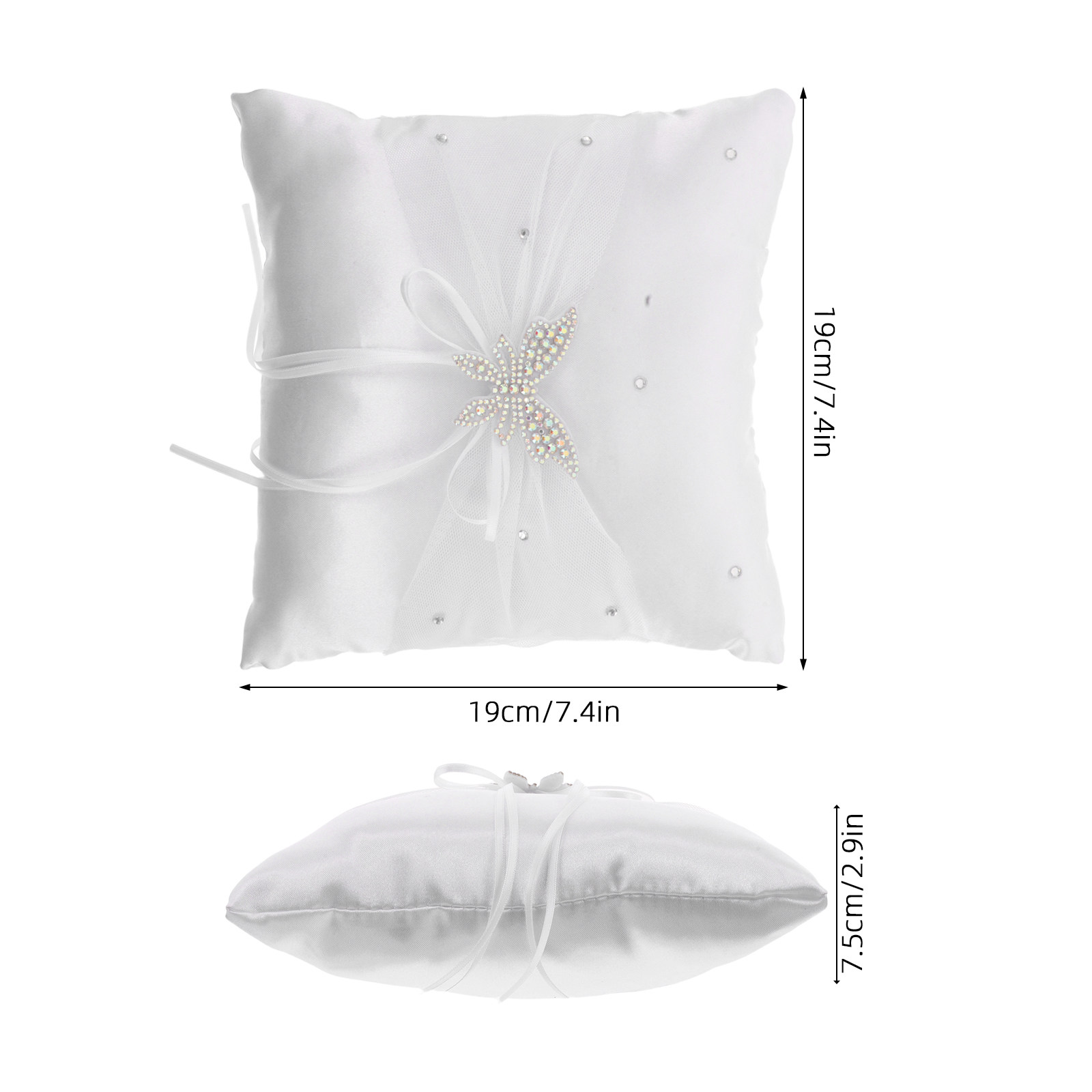 Poduszka na obrączki w kształc – Ring Bearer Pillow recenzja i cena