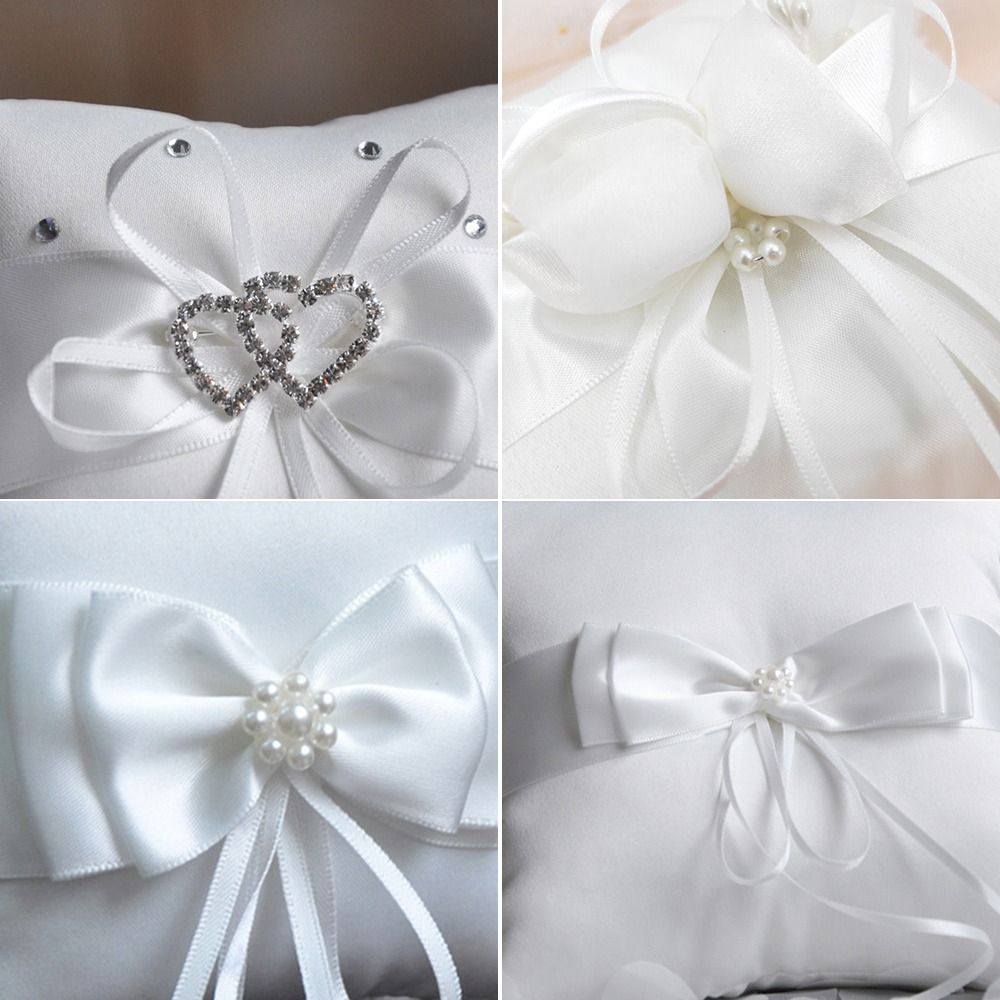 Poduszka na obrączki 15*15cm 2 – Ring Bearer Pillow recenzja i cena