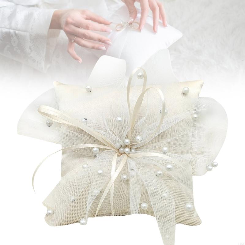 Ręcznie robiona poduszka Białe – Ring Bearer Pillow recenzja i cena