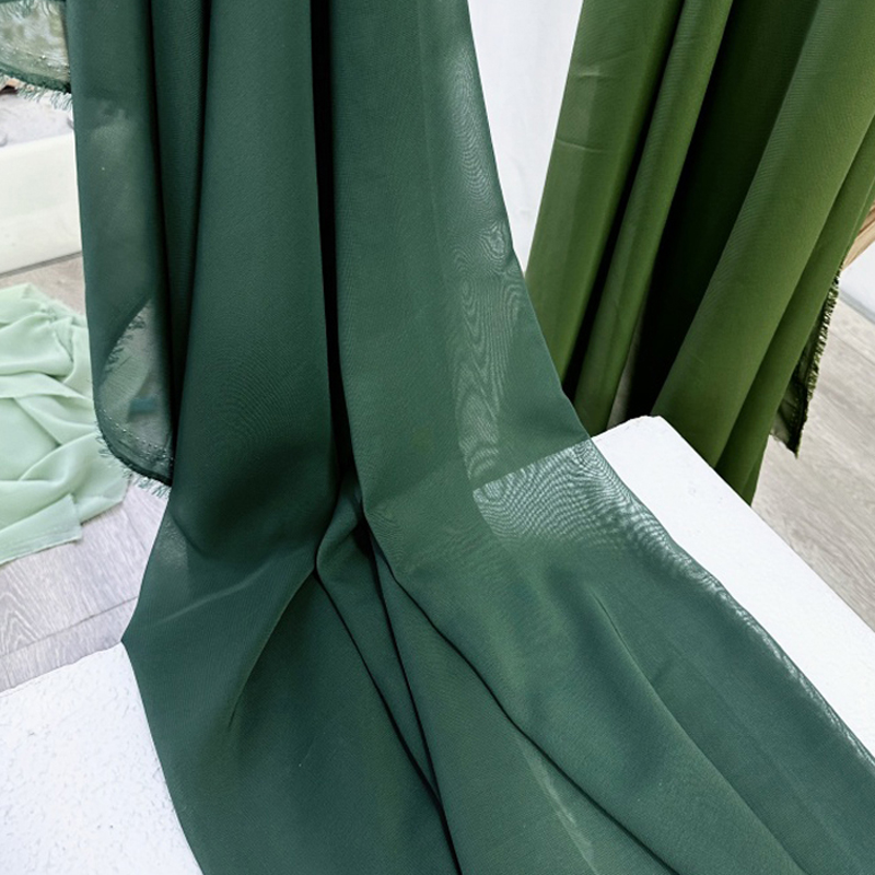 Oliwkowy awokado zielona szyfo – Wedding Backdrop Curtain recenzja i cena