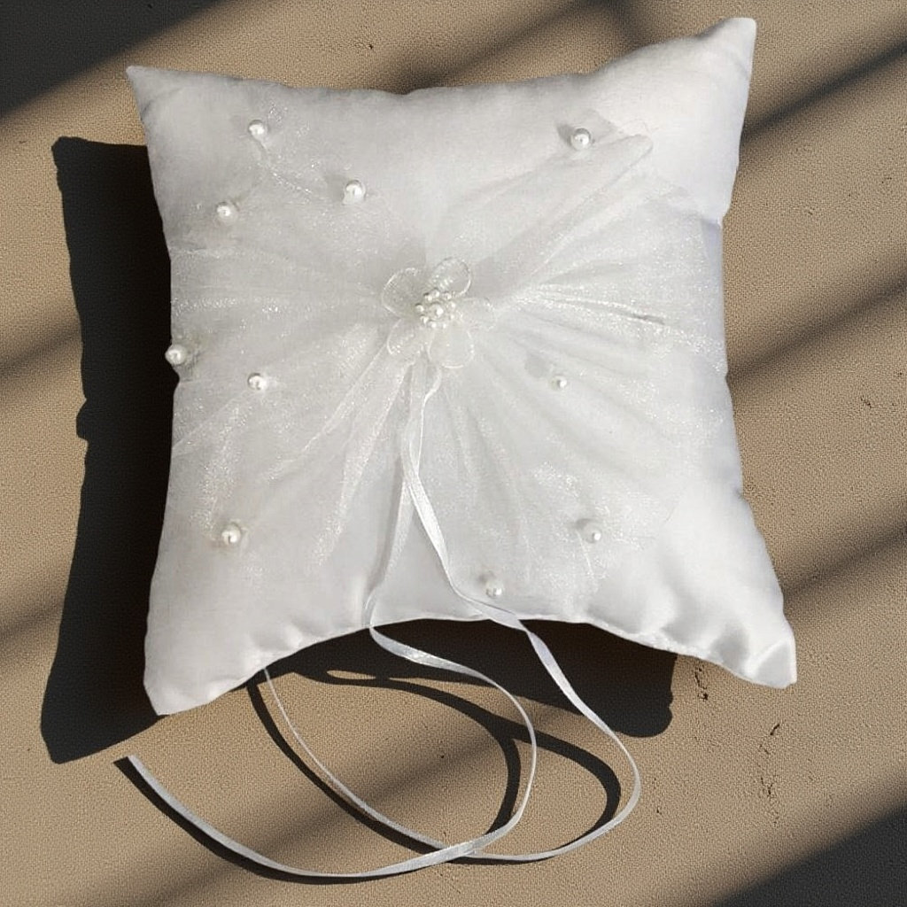 Poduszka na obrączki ślubna, m – Ring Bearer Pillow recenzja i cena