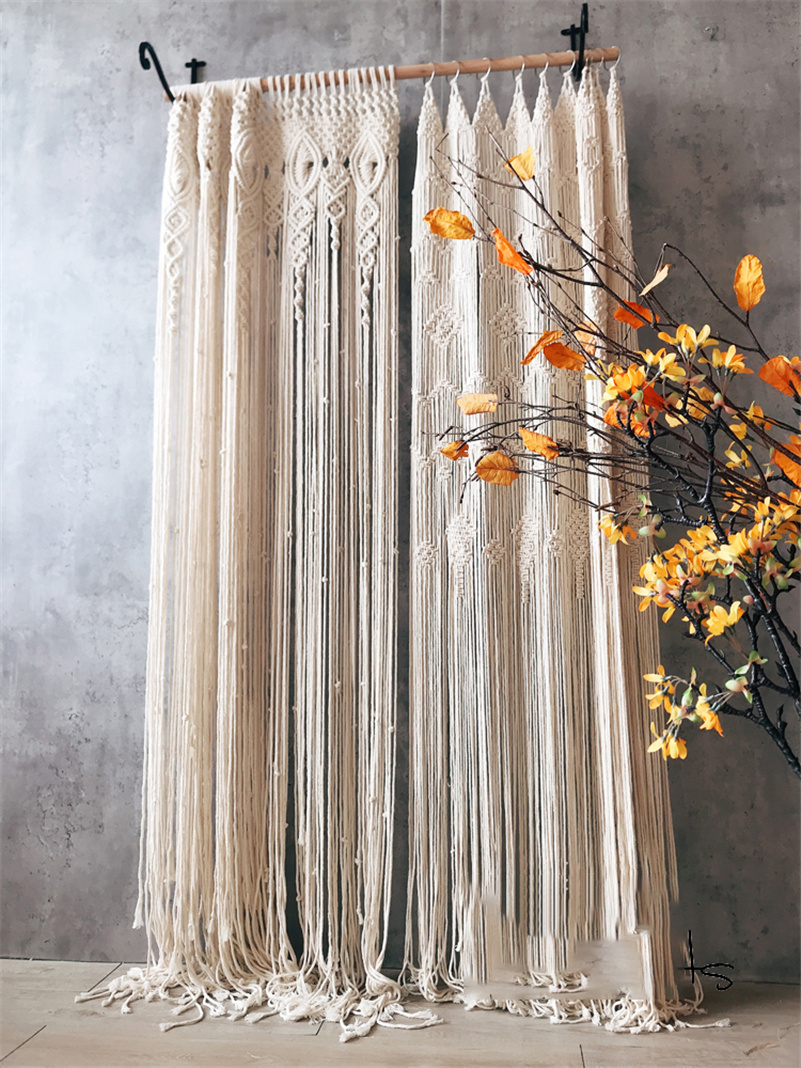 Ręcznie tkana bawełniana zasło – Wedding Backdrop Curtain recenzja i cena
