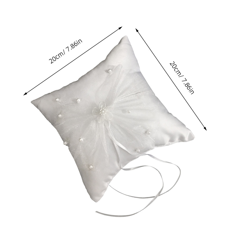 Koronkowa poduszka na obrączki – Ring Bearer Pillow recenzja i cena