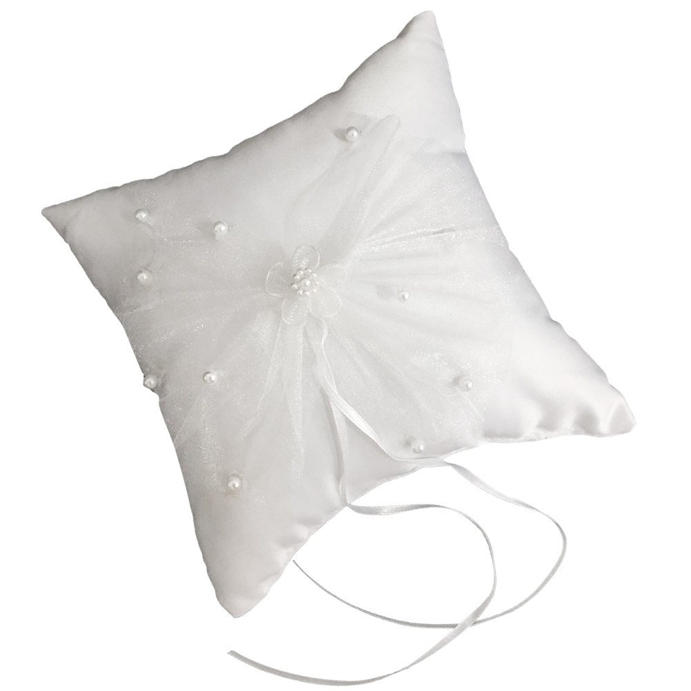 Koronkowa poduszka na obrączki – Ring Bearer Pillow recenzja i cena
