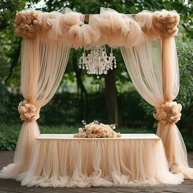 6 Metrów Tkanina do Dekoracji  – Wedding Backdrop Curtain recenzja i cena