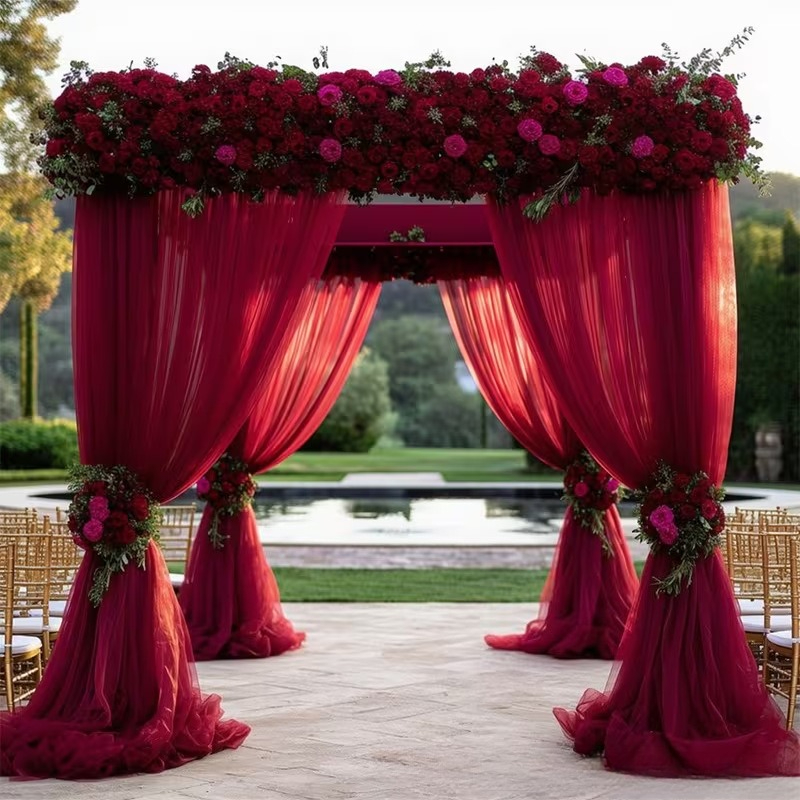 6 Metrów Tkanina do Dekoracji  – Wedding Backdrop Curtain recenzja i cena