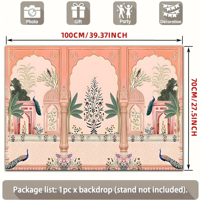 Ozdobne tło fotograficzne w st – Wedding Backdrop Curtain recenzja i cena