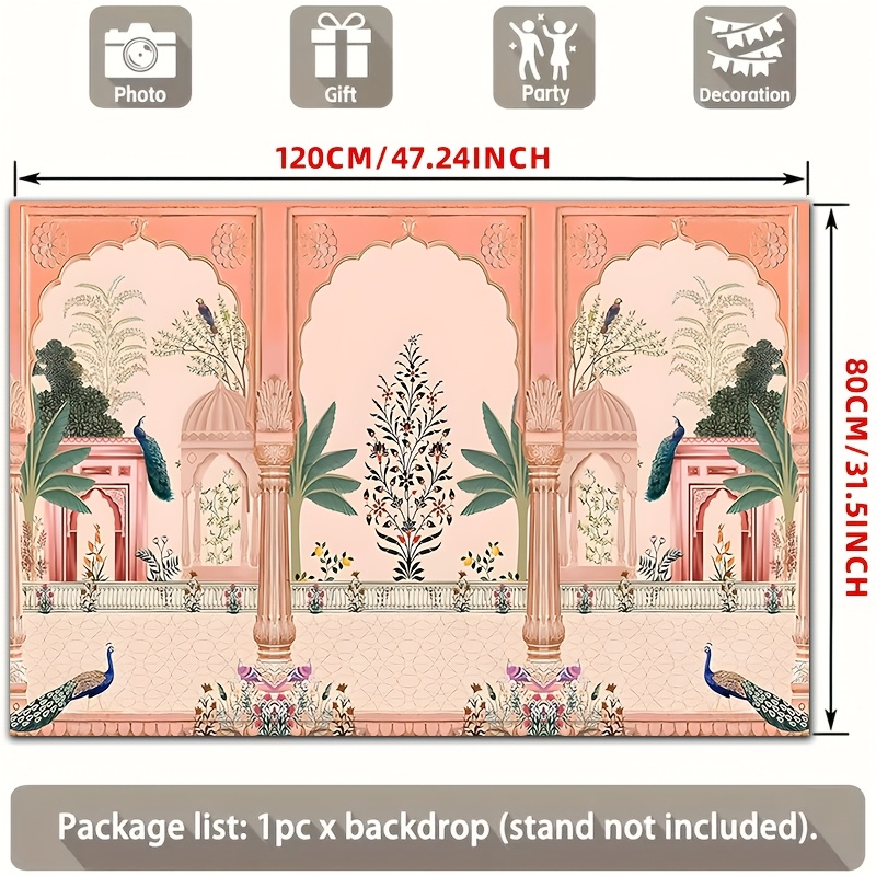 Ozdobne tło fotograficzne w st – Wedding Backdrop Curtain recenzja i cena