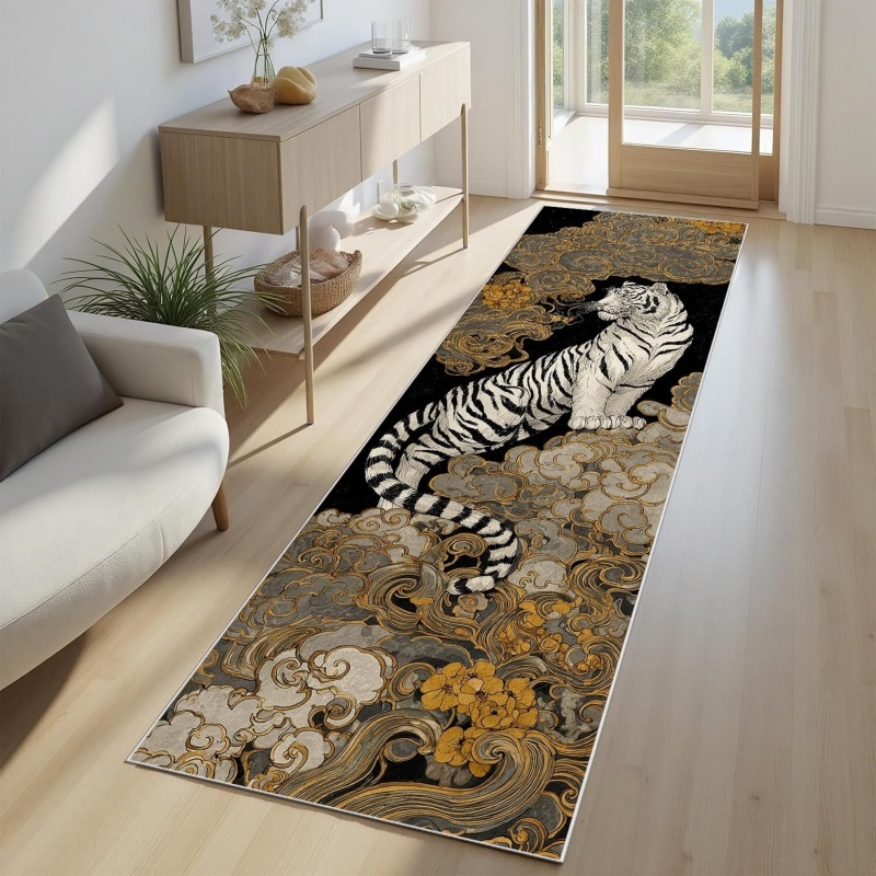 Orientalny biały dywan z motyw – Aisle Runner White recenzja i cena