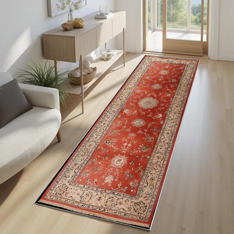 Orientalny biały dywan z motyw – Aisle Runner White recenzja i cena