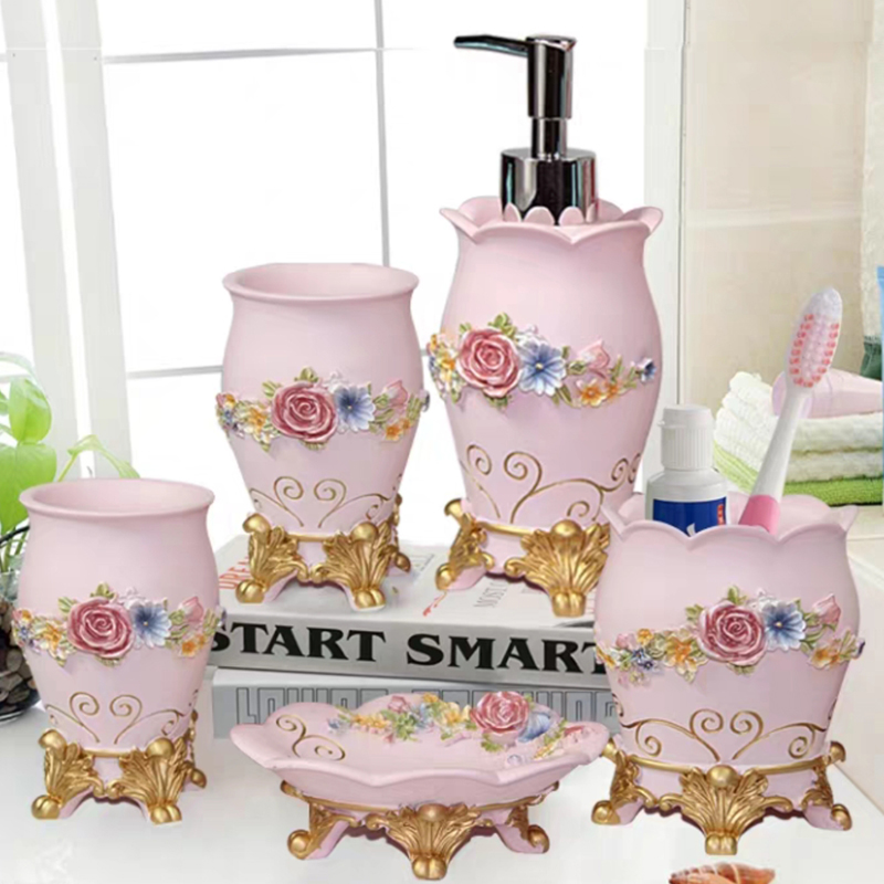 5szt Modne artykuły łazienkowe – Wedding Bathroom Supply Kit recenzja i cena