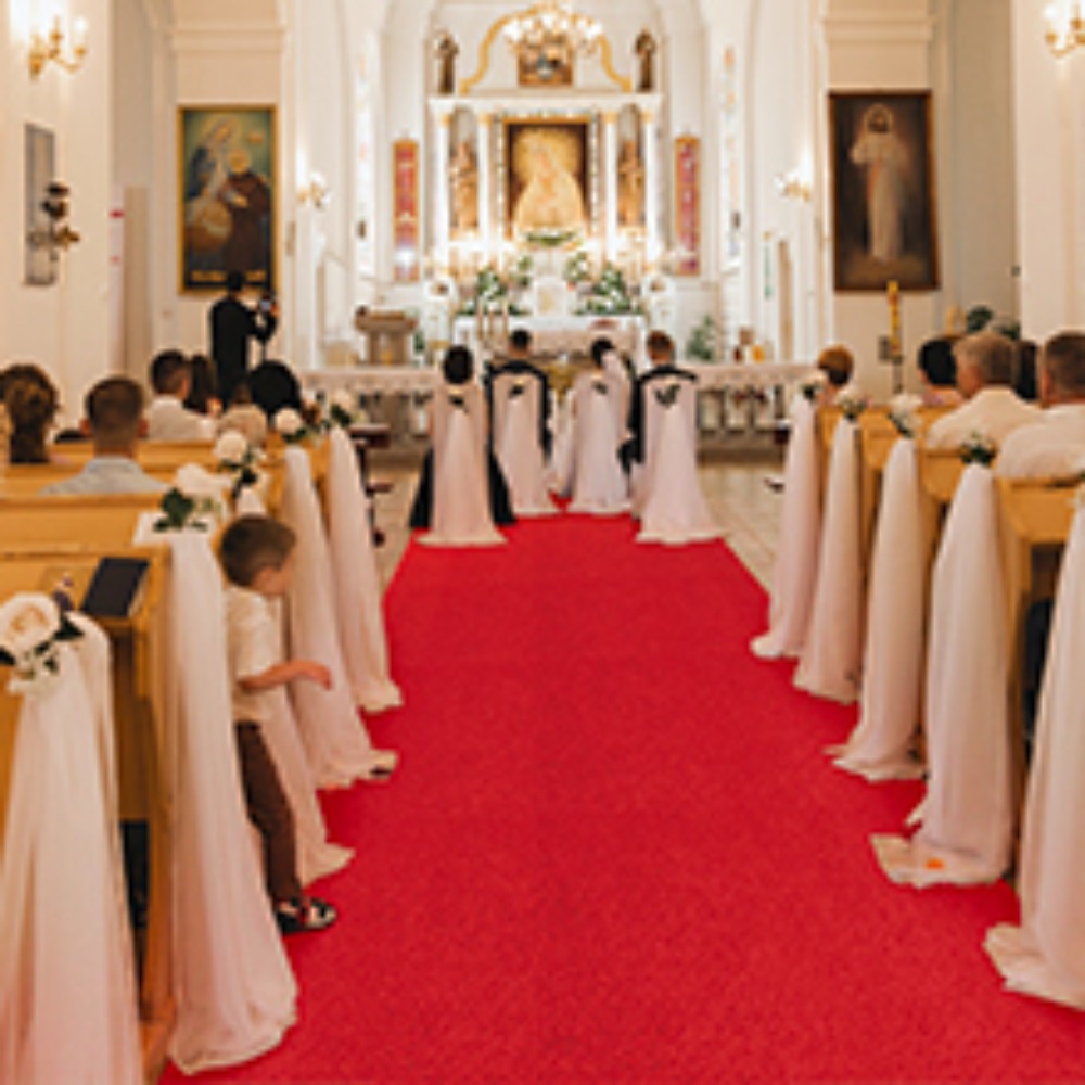 Elegancki dywan na przejście ś – Aisle Runner White recenzja i cena