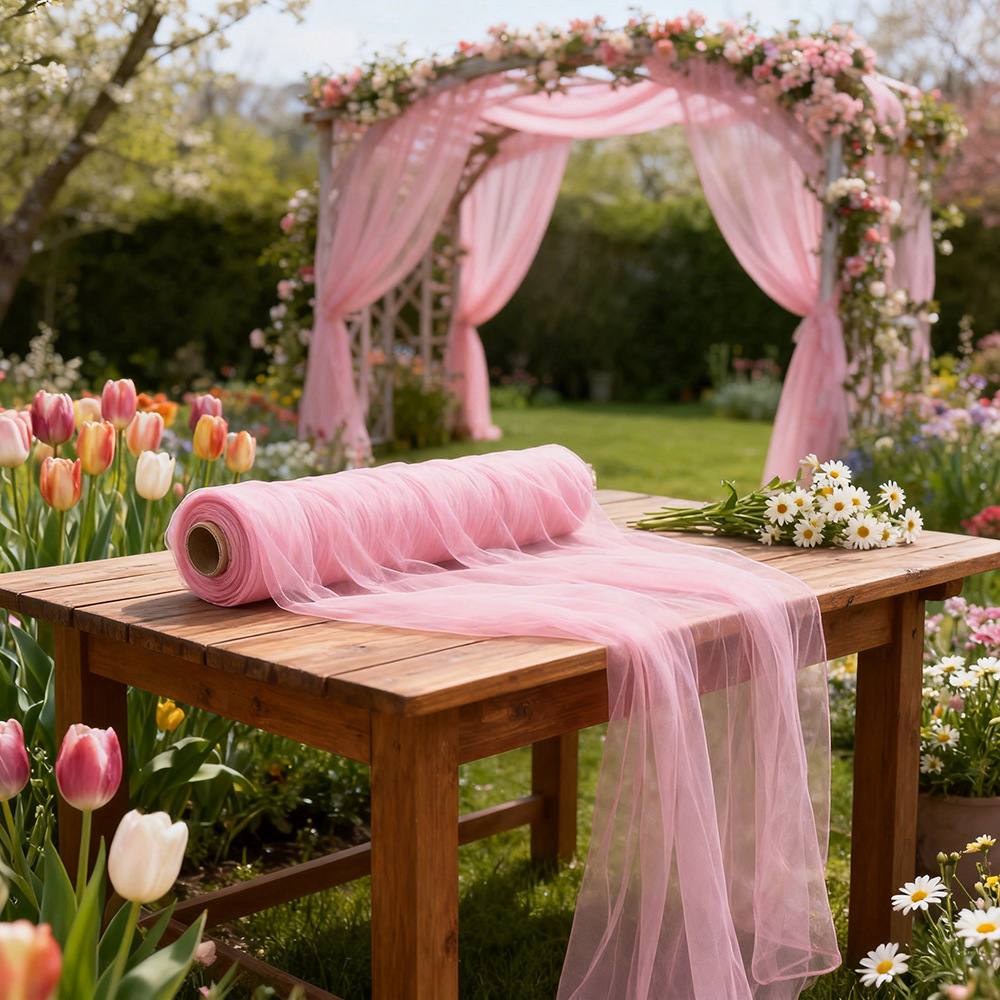 Bardzo długa, półprzezroczysta – Wedding Backdrop Curtain recenzja i cena
