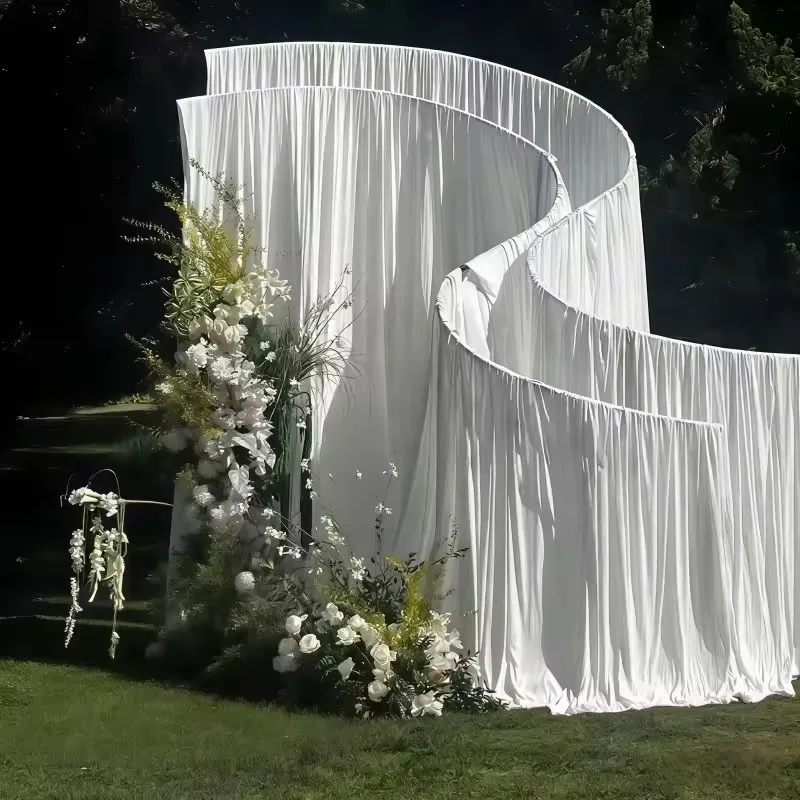 Tło ślubne w kształcie litery  – Wedding Backdrop Curtain recenzja i cena