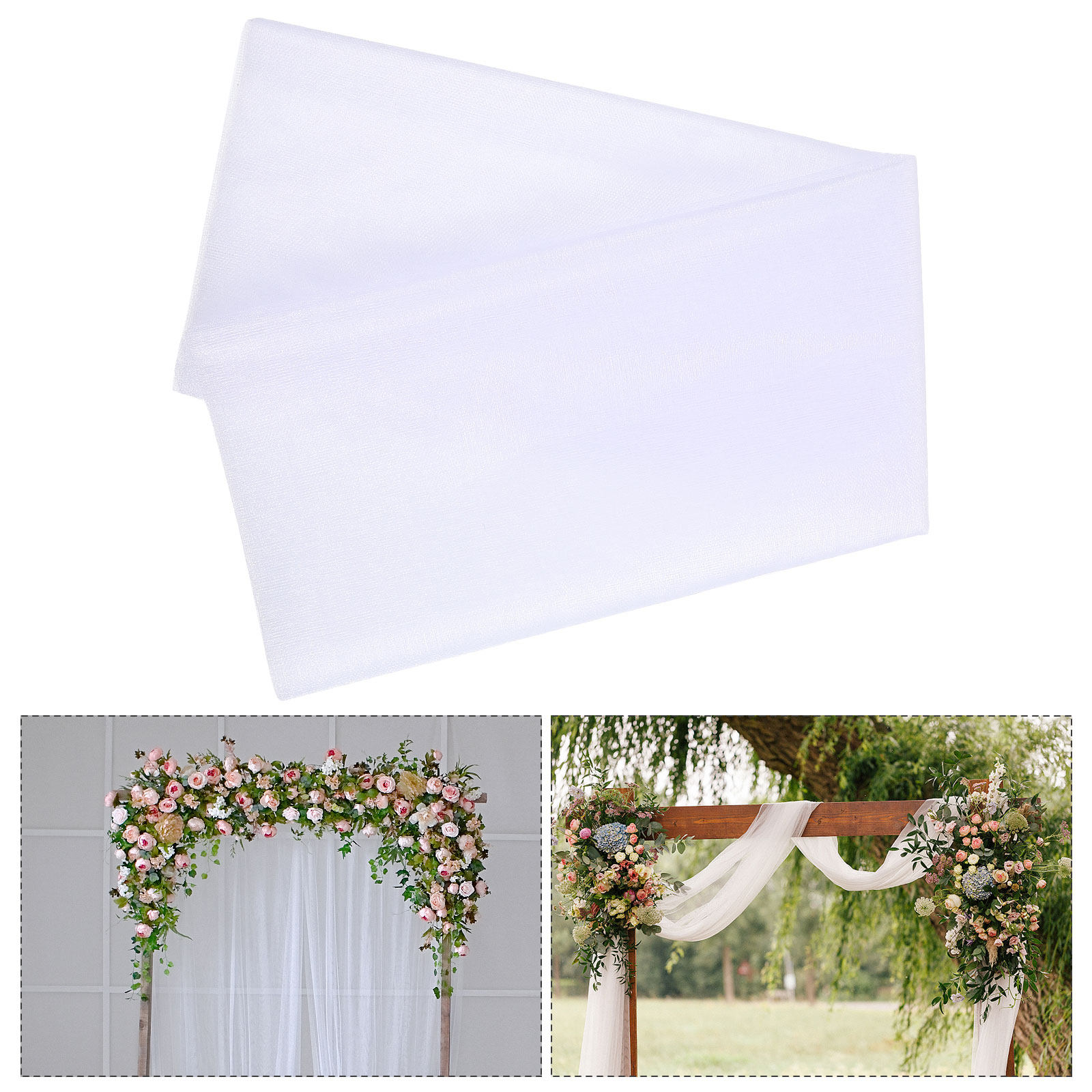 1 zestaw dekoracyjnych zasłon  – Wedding Backdrop Curtain recenzja i cena