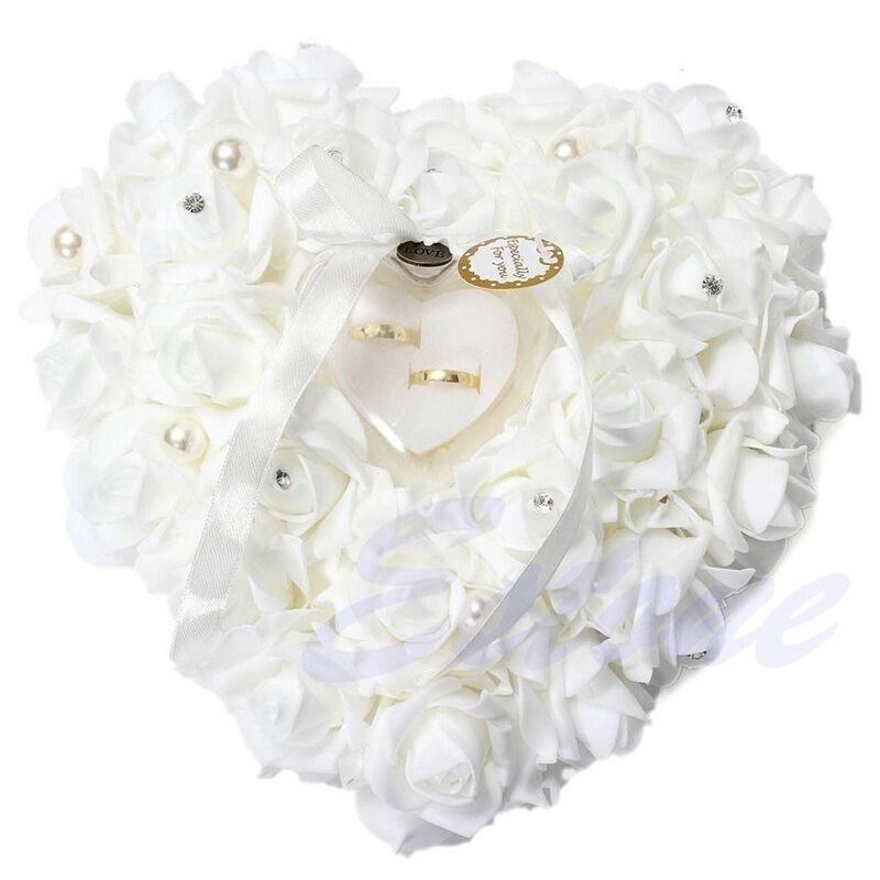 Ceremonia ślubna satyna w kolo – Ring Bearer Pillow recenzja i cena